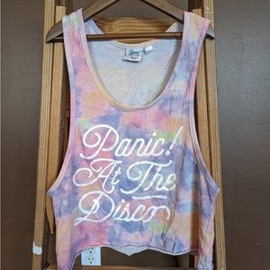 Panic at the Disco Tie Dye Crop Tank